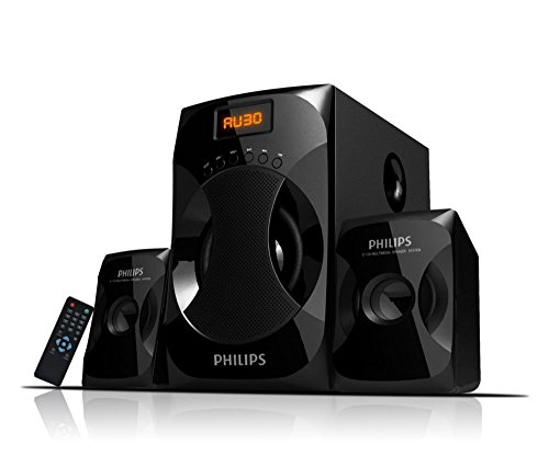 Philips MMS-4040F/94 2.1 Channel Multimedia Speaker System (Black)