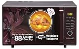 LG 28 L Convection Microwave Oven (MC2886BRUM, Black, 360° Motorised Rotisserie for Bar-be-queing, Diet Fry, Ghee in 12Mins, 251 Auto Cook Menu, Stainless steel cavity & Health Plus Menu)