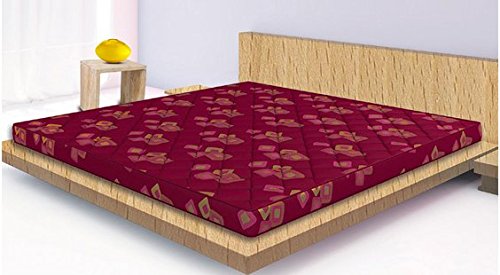 Sleepwell Activa Supportec Foam Soft Mattress (72 x 48 x 4 Inches, Maroon)