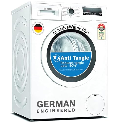 Bosch 7 kg Fully-Automatic Front Loading Washing Machine (WAK24168IN, Silver, Inbuilt Heater)